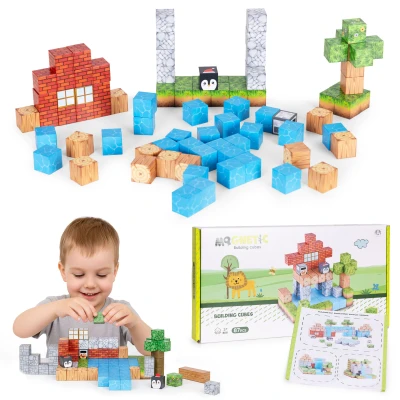 MULTISTORE HC713654 Magnetické kocky, 87 kusov