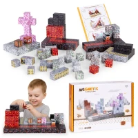 MULTISTORE HC740669 Magnetické stavebné kocky, 160 kusov