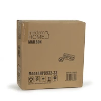 ModernHome HPB932-33 Poštovní schránka, pozinkovaná ocel, antracit