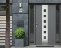 ModernHome HPB932-33 Poštovní schránka, pozinkovaná ocel, antracit