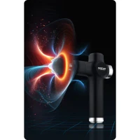 Neo-Sport NS-501 Masážní pistole, 8 nástavců, 2500 mAh, černá
