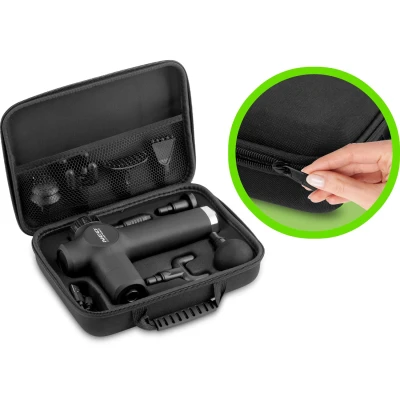 Neo-Sport NS-501 Masážní pistole, 8 nástavců, 2500 mAh, černá