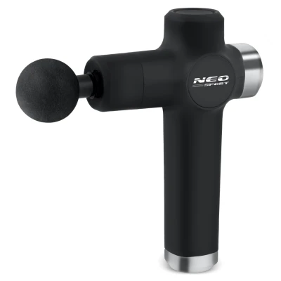 Neo-Sport NS-501 Masážní pistole, 8 nástavců, 2500 mAh, černá