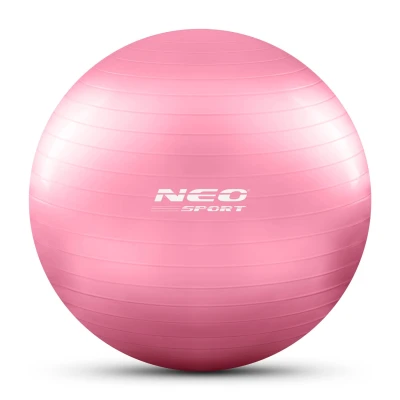 Neo-Sport NS-950 Gymnastická lopta 55 cm, pumpa, ružová