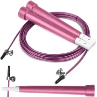 Skákačka Neo-Sport NS-955, oceľový kábel, ružová