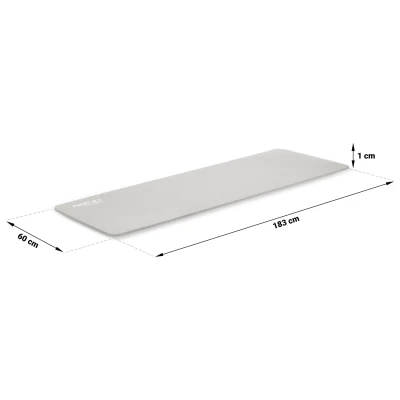 Neo-Sport 192200 Podložka na cvičení 183 x 60 cm, šedá