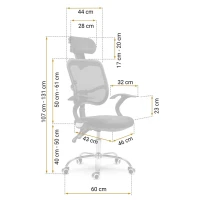 Sofotel 240500 Kancelářská židle Ryga, černá