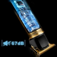 Berdsen BD-261 Zastřihovač vlasů a vousů 3,7 V, 1800 mAh, zlatý lev