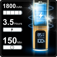 Berdsen BD-260 Zastřihovač vlasů 3,7 V, 1800 mAh, zlatý