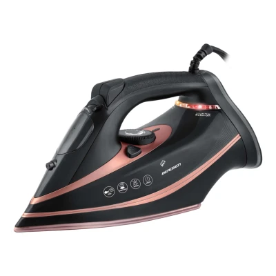 Berdsen BD-332 Parní žehlička s keramickou plochou 3000 W, černá