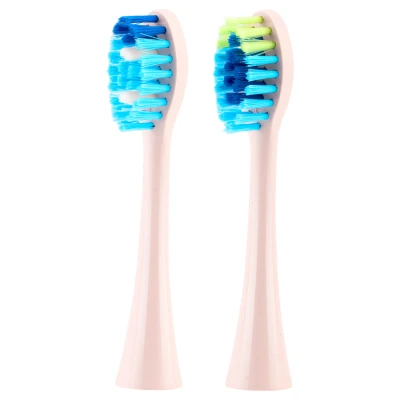 Berdsen 329002 Náhradní hlavice pro sonický kartáček Galaxy 2 ks, růžové