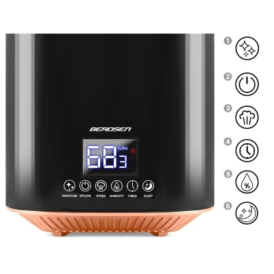 Berdsen BD-502 Zvlhčovač vzduchu 250 ml/h, objem nádrže 2,6 l, černý
