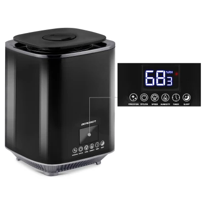 Berdsen BD-502 Zvlhčovač vzduchu 250 ml/h, objem nádrže 2,6 l, černo-šedý