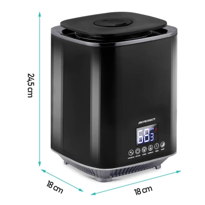 Berdsen BD-502 Zvlhčovač vzduchu 250 ml/h, objem nádrže 2,6 l, černo-šedý