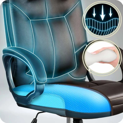 Sofotel 355 Otočné kancelářské křeslo, tmavě hnědé