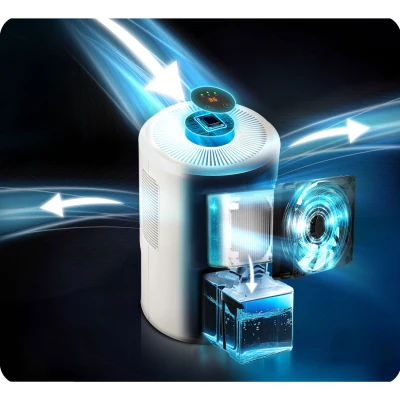 Odvlhčovač vzduchu Berdsen BD-530 750 ml/deň, 60 W, biely