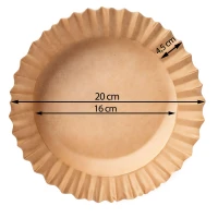 Berdsen 364903 Papír na pečení do horkovzdušné fritézy 20 cm, 50 ks