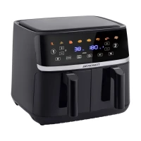 Berdsen BD-657 Dvojkomorová fritéza na horúci vzduch XL 10,2 l, 1700 W, čierna
