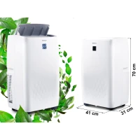 Prenosná klimatizácia Berdsen BD-581 14 000 BTU, 4 000 W, Wi-Fi, 5 v 1, biela