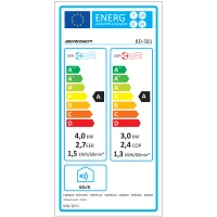 Prenosná klimatizácia Berdsen BD-581 14 000 BTU, 4 000 W, Wi-Fi, 5 v 1, biela