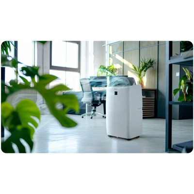 Prenosná klimatizácia Berdsen BD-581 14 000 BTU, 4 000 W, Wi-Fi, 5 v 1, biela
