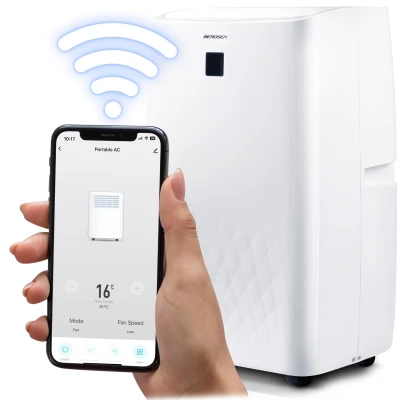 Prenosná klimatizácia Berdsen BD-581 14 000 BTU, 4 000 W, Wi-Fi, 5 v 1, biela