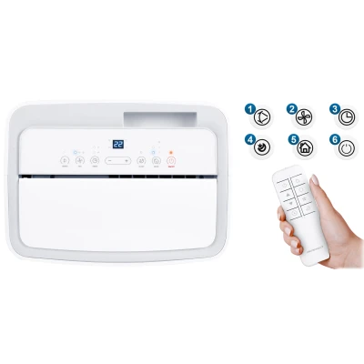 Prenosná klimatizácia Berdsen BD-581 14 000 BTU, 4 000 W, Wi-Fi, 5 v 1, biela