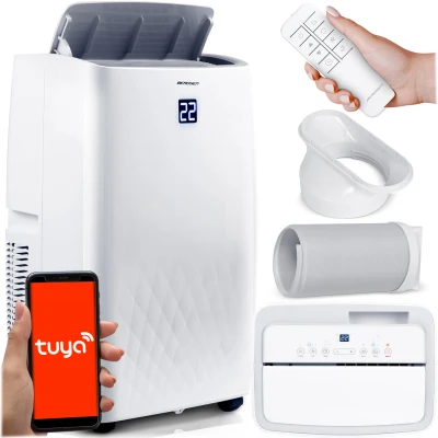 Prenosná klimatizácia Berdsen BD-581 14 000 BTU, 4 000 W, Wi-Fi, 5 v 1, biela