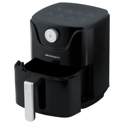 Berdsen BD-654 Horkovzdušná fritéza 2,5 l, 1000 W, 8 programů, černá