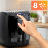 Berdsen BD-658 Fritéza na horúci vzduch 4 l, 1500 W, čierna