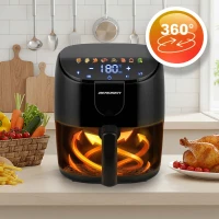 Berdsen BD-658 Fritéza na horúci vzduch 4 l, 1500 W, čierna