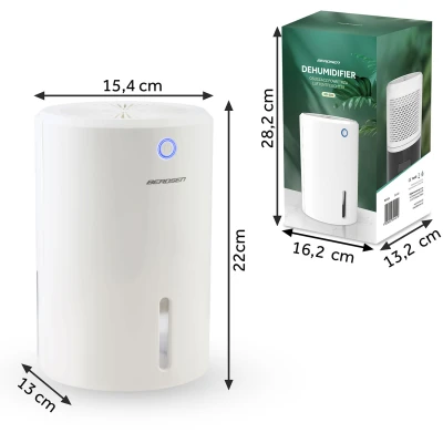 Odvlhčovač vzduchu Berdsen BD-526 280 ml/deň, 22,5 W, biely