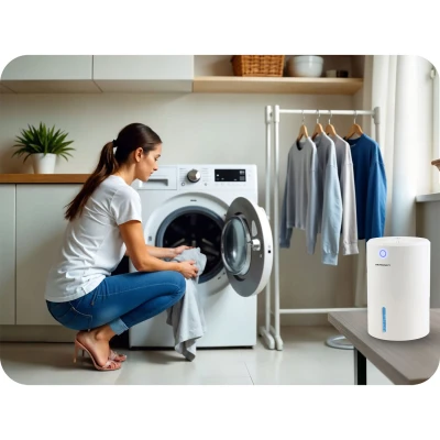 Odvlhčovač vzduchu Berdsen BD-526 280 ml/deň, 22,5 W, biely