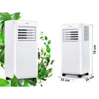 Prenosná klimatizácia Berdsen BD-580 10 000 BTU, 2 900 W, Wi-Fi, 5 v 1, biela
