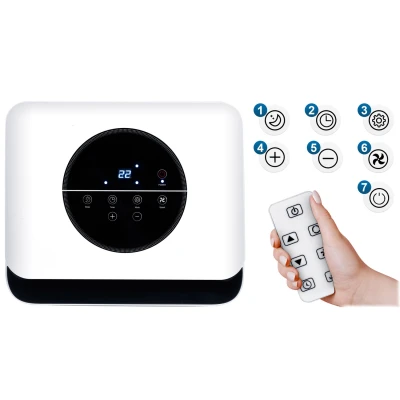 Prenosná klimatizácia Berdsen BD-580 10 000 BTU, 2 900 W, Wi-Fi, 5 v 1, biela