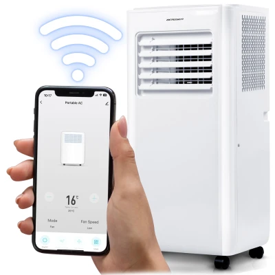 Prenosná klimatizácia Berdsen BD-580 10 000 BTU, 2 900 W, Wi-Fi, 5 v 1, biela