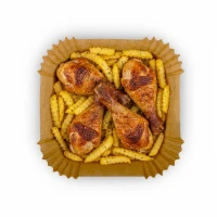 Berdsen 364905 Papírové vložky do horkovzdušné fritézy 20 x 20 cm, 100 ks