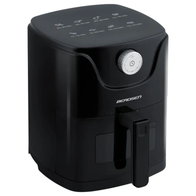 Berdsen BD-654 Horkovzdušná fritéza s okýnkem 2,5 l, 1000 W, černá