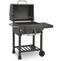 Berdsen BD-891 Gril na dřevěné uhlí s litinovým roštem BBQChef, antracit