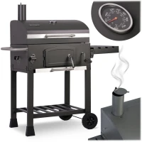 Berdsen BD-891 Gril na dřevěné uhlí s litinovým roštem BBQChef, antracit