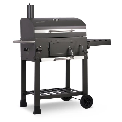 Berdsen BD-891 Gril na dřevěné uhlí s litinovým roštem BBQChef, antracit