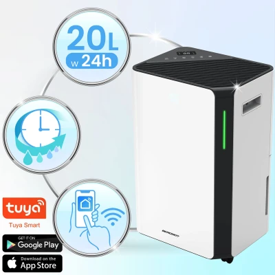 Berdsen BD-532 Kompresorový odvlhčovač 20 l/24 h, Wi-Fi, biely