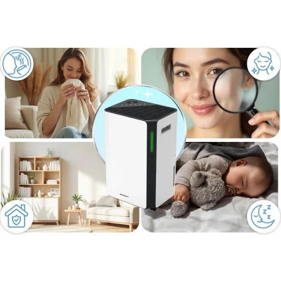 Berdsen BD-532 Kompresorový odvlhčovač 20 l/24 h, Wi-Fi, biely