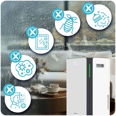 Berdsen BD-532 Kompresorový odvlhčovač 20 l/24 h, Wi-Fi, biely