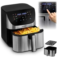 Fritéza na horúci vzduch Berdsen BD-659 8 l, 1700 W, strieborná