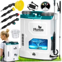 Plonos PL-603 Akumulátorový postřikovač s míchadlem 16 l, 12 V, 8 Ah, bílý