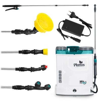 Plonos PL-603 Akumulátorový postřikovač s míchadlem 16 l, 12 V, 8 Ah, bílý