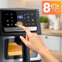 Fritéza na horúci vzduch Berdsen BD-655 6,5 l, 1700 W, čierna