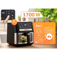 Fritéza na horúci vzduch Berdsen BD-655 6,5 l, 1700 W, čierna