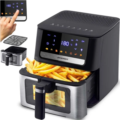 Fritéza na horúci vzduch Berdsen BD-655 6,5 l, 1700 W, čierna